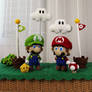 Mario and Luigi Amigurumi Crochet Pattern