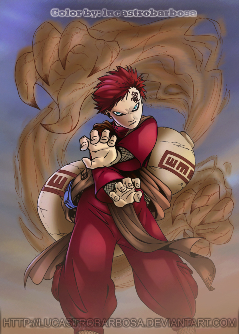 Gaara by LcBarbosa on DeviantArt