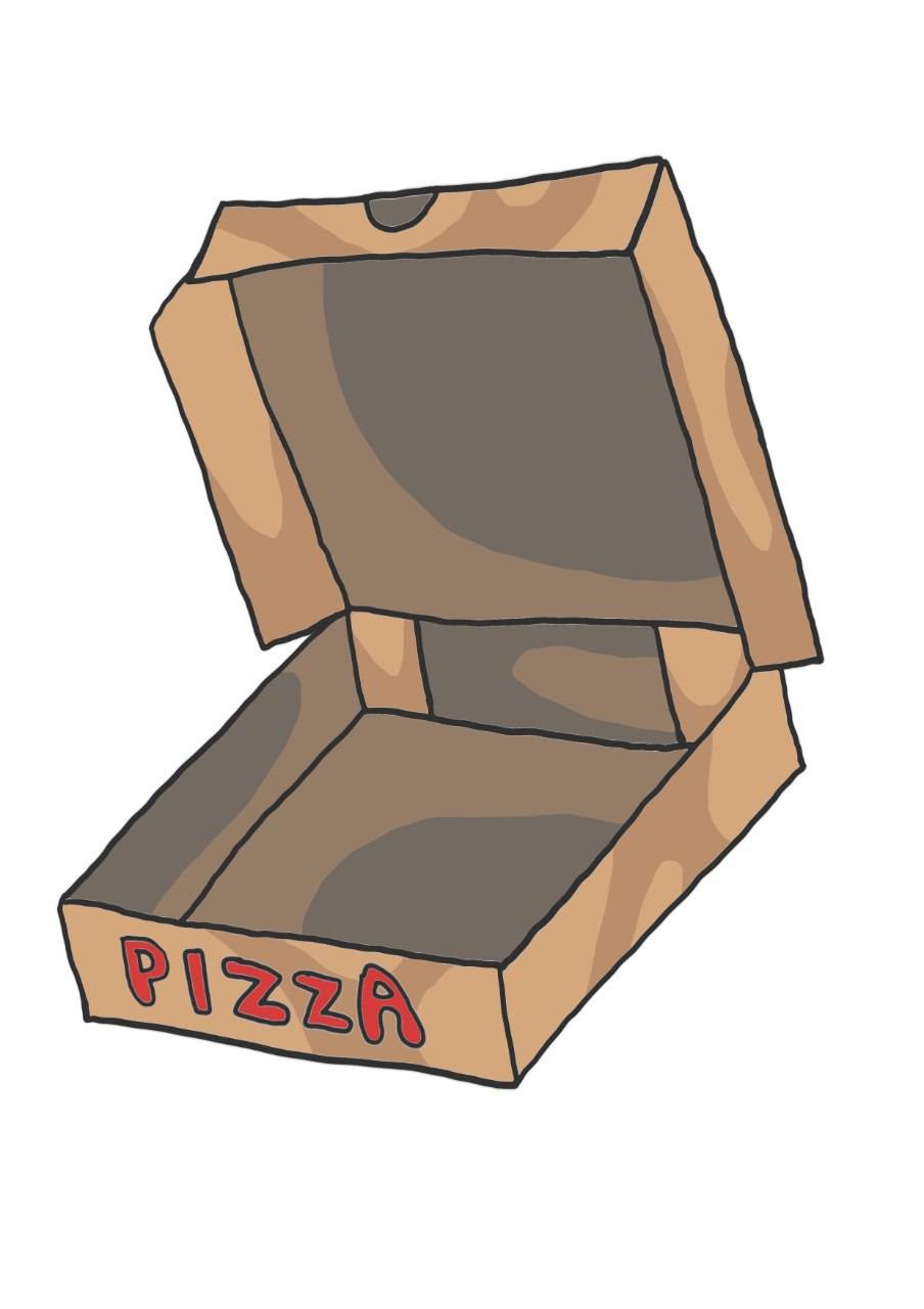The art of the pizza box