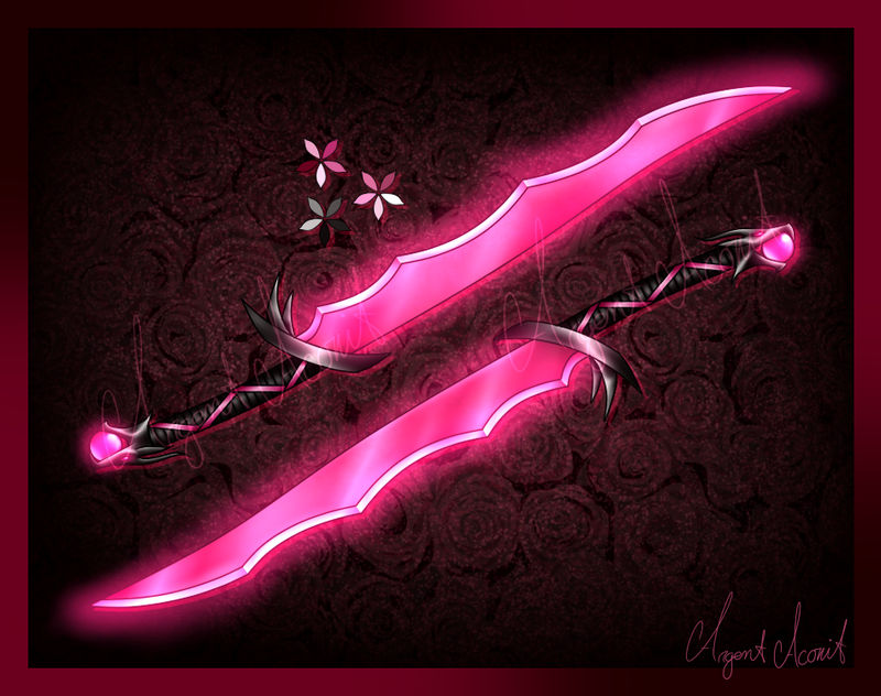 Weapon:: Aniju's Dragon Swords by ArgentAconit on DeviantArt