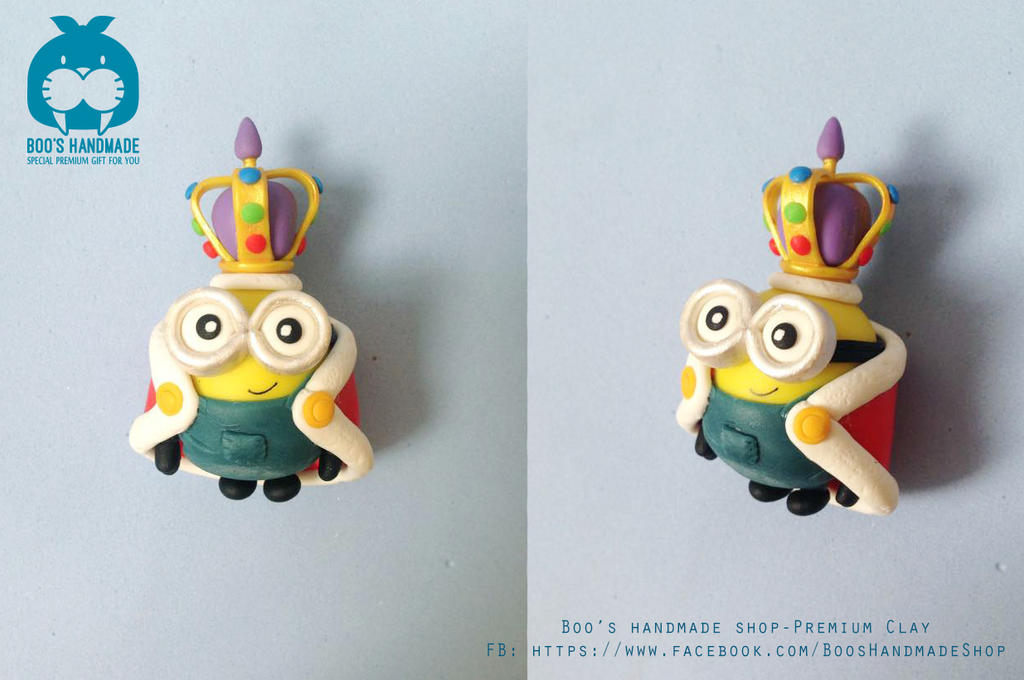 King Bob Minion - Clay Figure By Booshandmadeshop On Deviantart