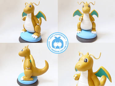 Dragonite- Pokemon  handmade clay by BOO