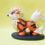 Arcanine - Pokemon figure clay handmade