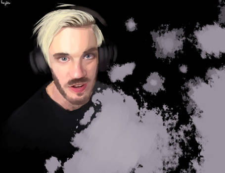 shity drawing of pewds