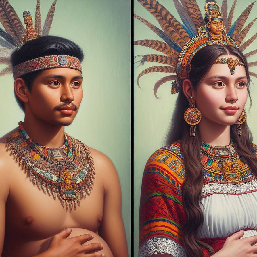 Aztec Human Character Aztec Becoming (5) by kybilion-ai on DeviantArt