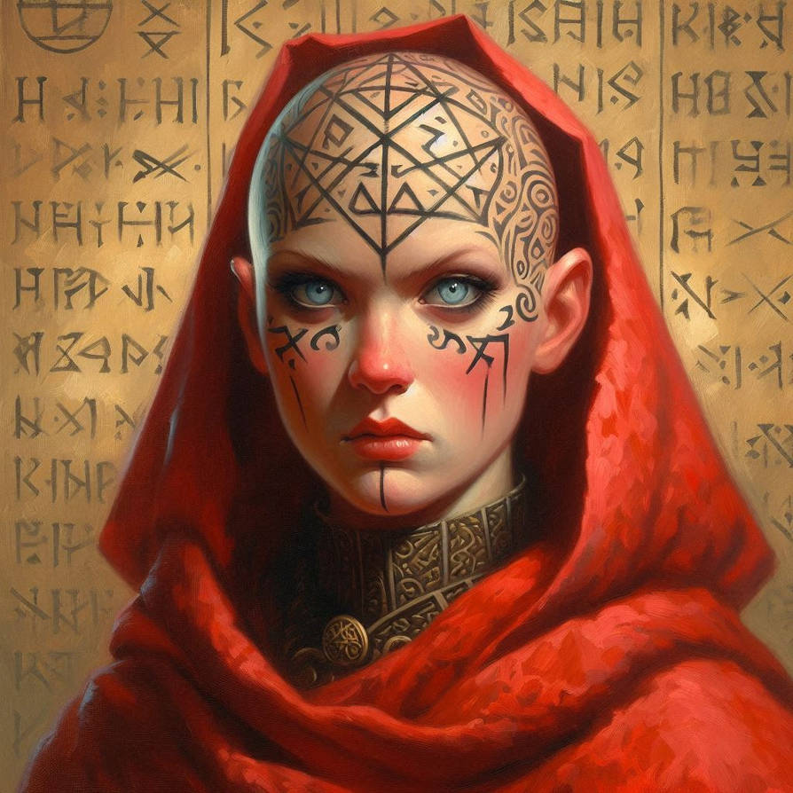 Thayan Script Thayan Red Wizard (1) by kybilion-ai on DeviantArt