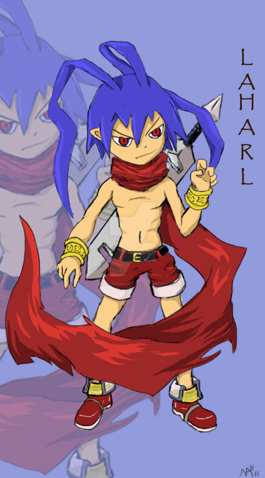 Laharl Fanart By StitcheyIncorporated On DeviantArt laharl-fanart-by-stitcheyincorporated-on-deviantart