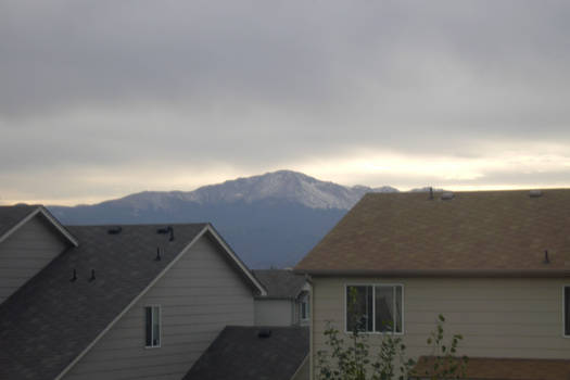 Pikes peak from my house