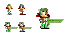 Sonic (The Comic) Tufftee Acorn Concept Sprite