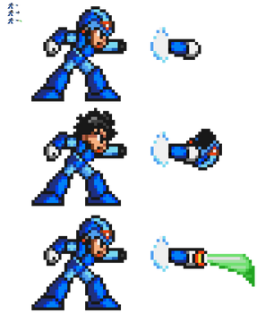 Mega Man X9/Rockman X9: X Arm plus Helmet Bashing