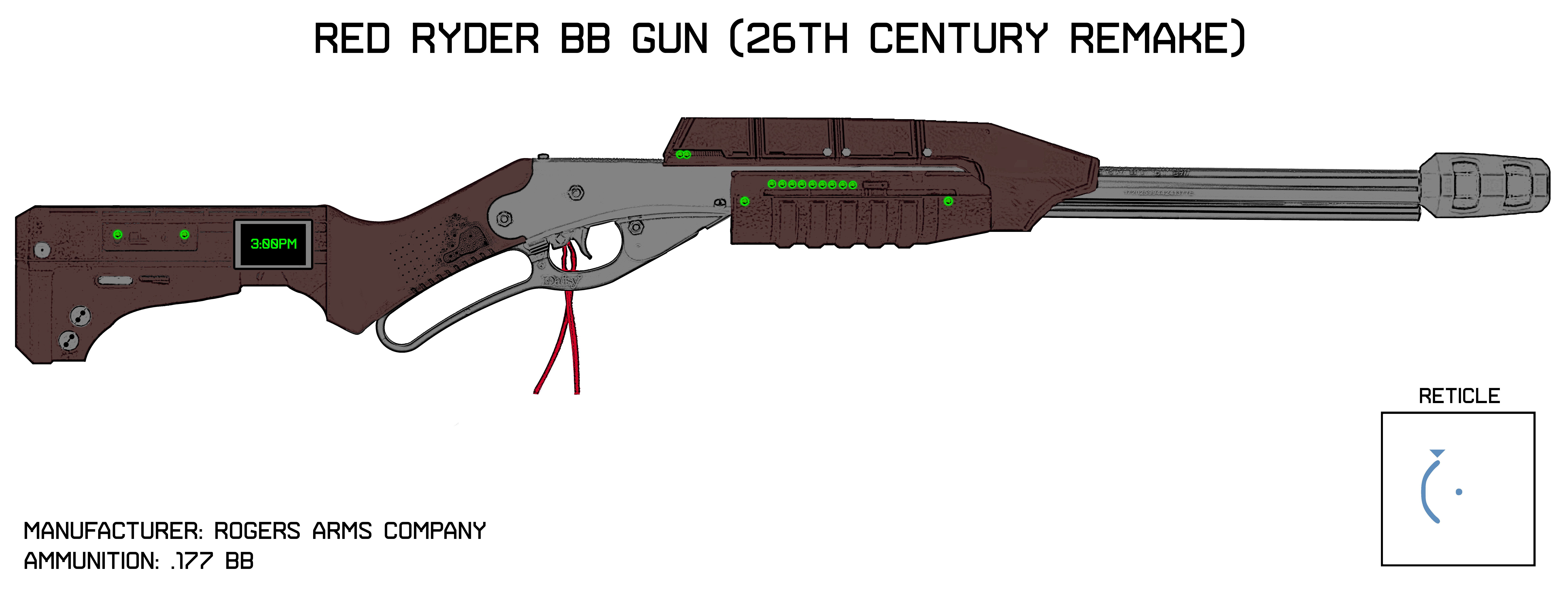 Værdiløs overdraw sejr Halo Weapon Idea: Red Ryder BB Gun (26th Century) by MickeeYoofers on  DeviantArt