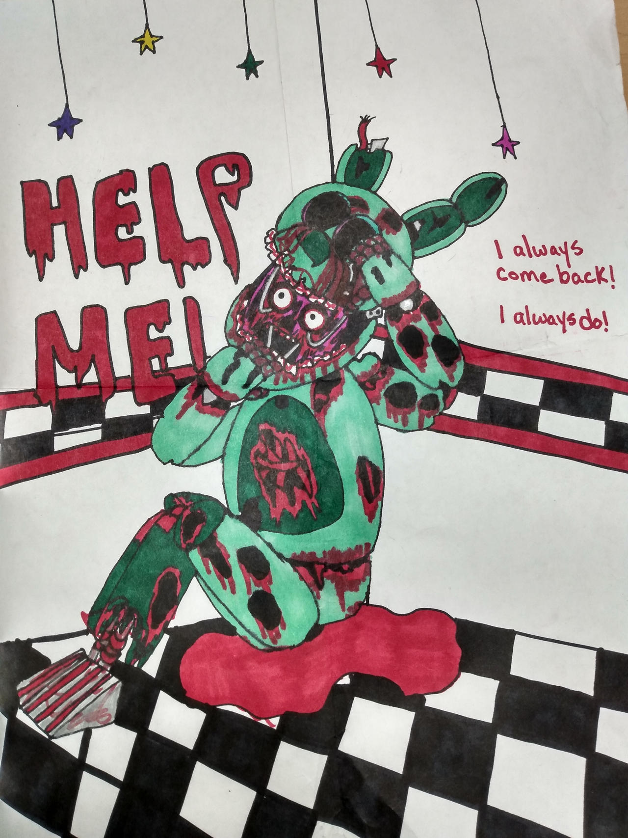 Spring Trap Human William afton (aka Springtrap) by hairbowtmnt on DeviantArt