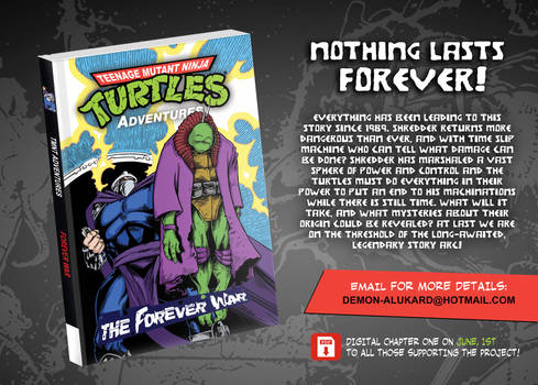 TMNT Adventures FOREVER WAR announcement