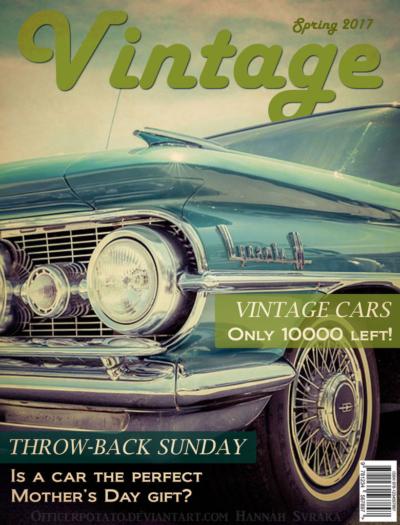 {Example} Vintage Car Magazine Cover by OfficerPotato on DeviantArt