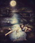 Sleeping in the moonlight by irinama