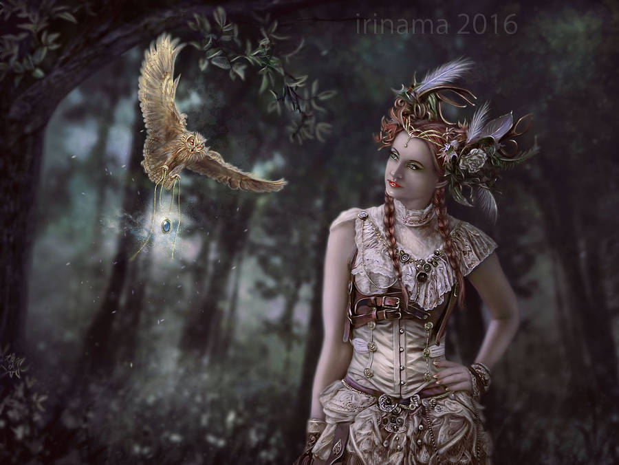 Magical messenger by irinama