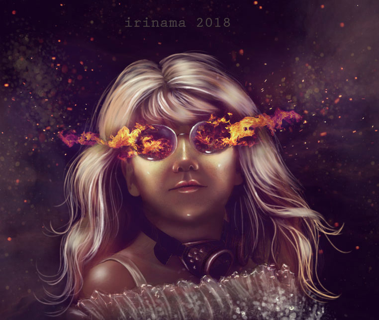 Goddess of fire by irinama