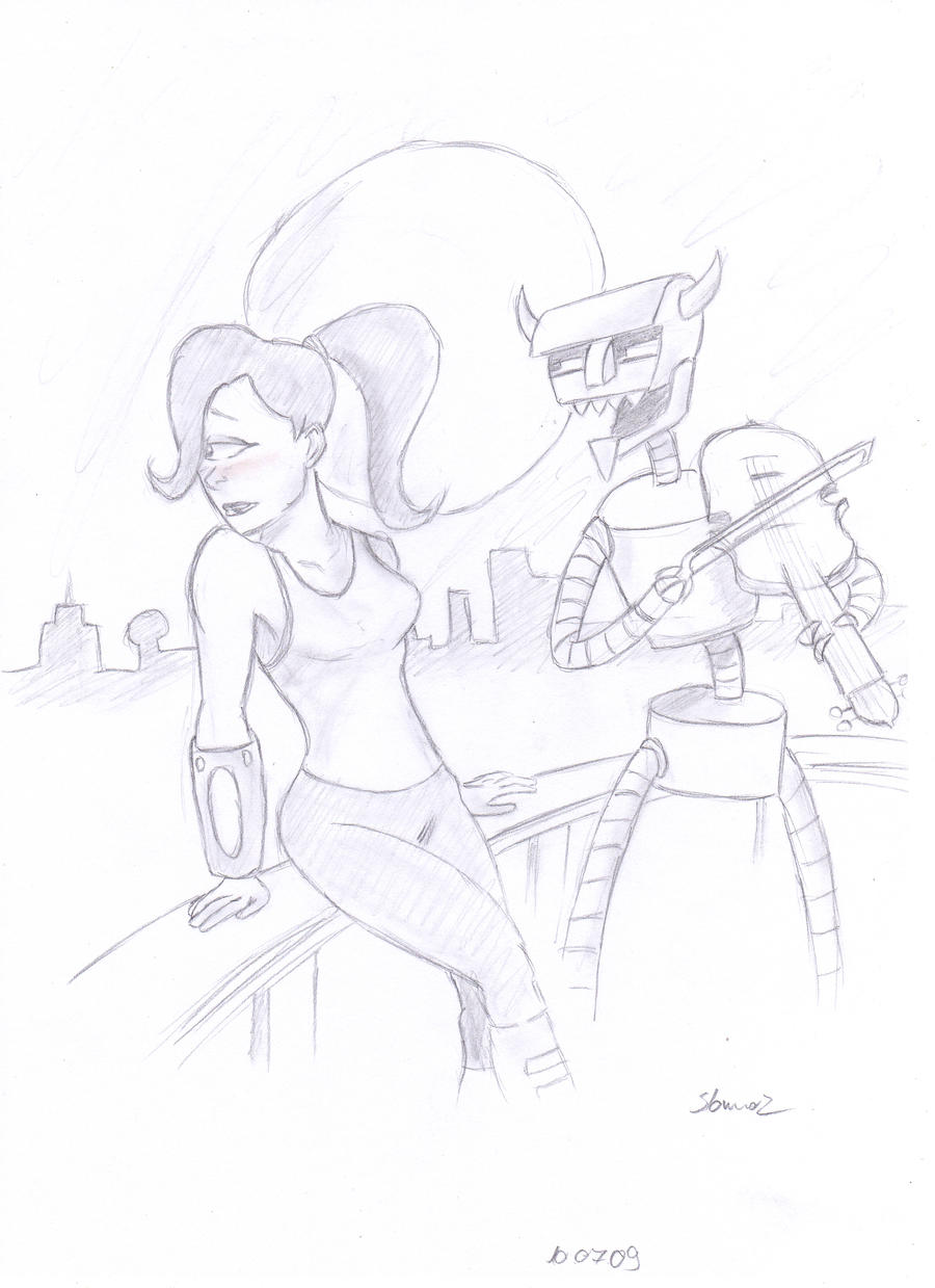 Leela and Devil Robot