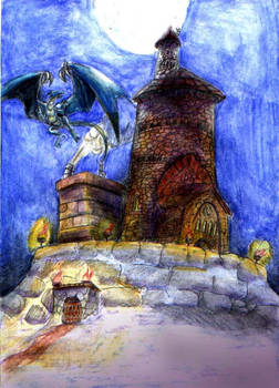 OLD ART  Dragon Fortress