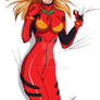 Hakufu in a plug suit