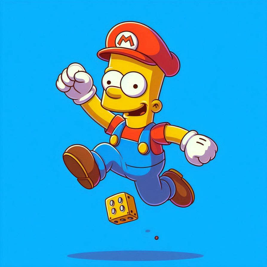 Mario Simpons Mario Simpsons by VilgotEk on DeviantArt