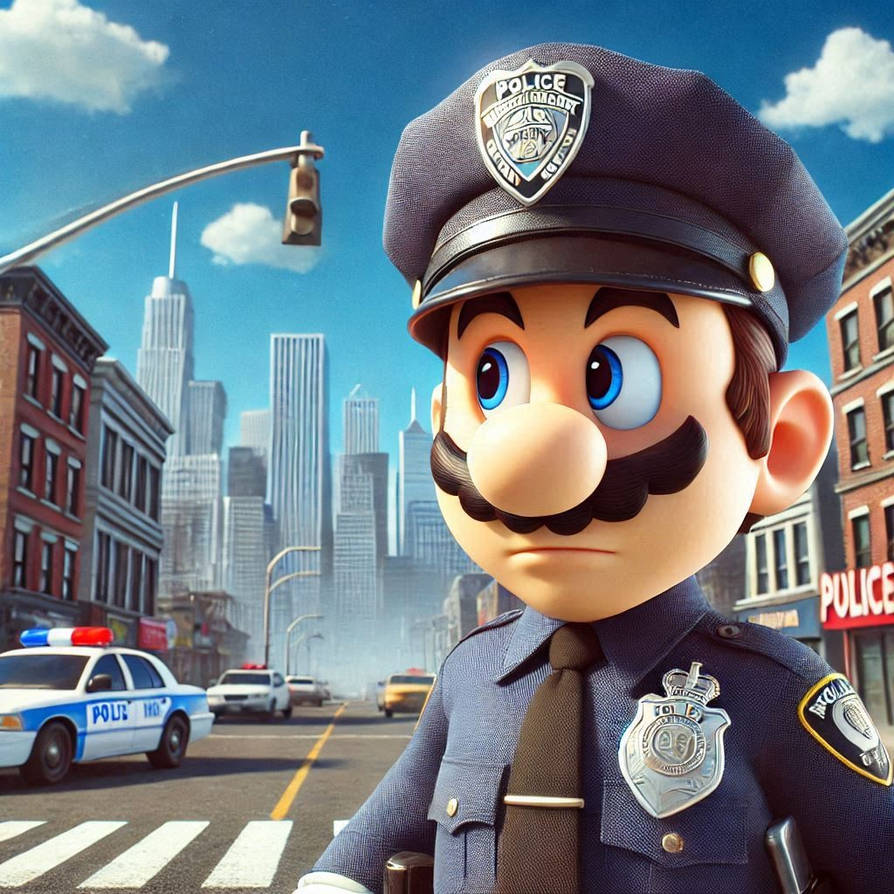 Mario Pollce Police Mario by VilgotEk on DeviantArt