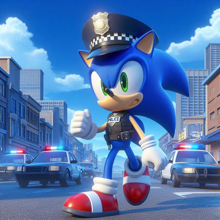 Sonic The Policehog By VilgotEk On DeviantArt sonic-the-policehog-by-vilgotek-on-deviantart