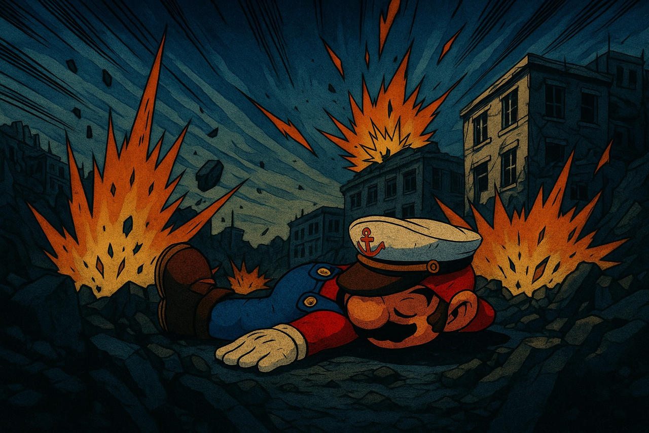 Mario Relived Mario dead (again) by VilgotEk on DeviantArt