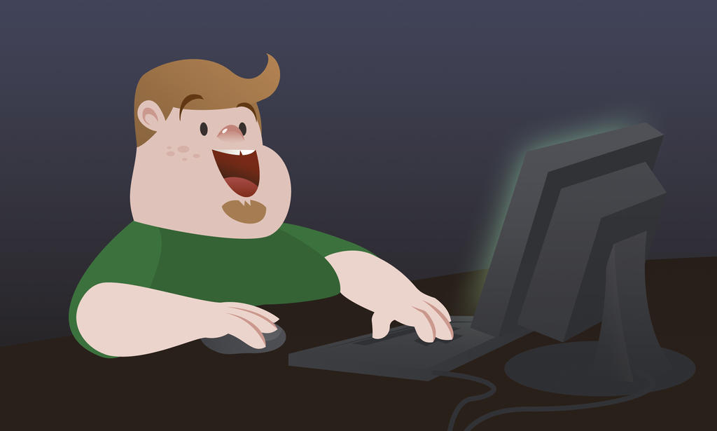 Gamer dude by redfacedanger on DeviantArt