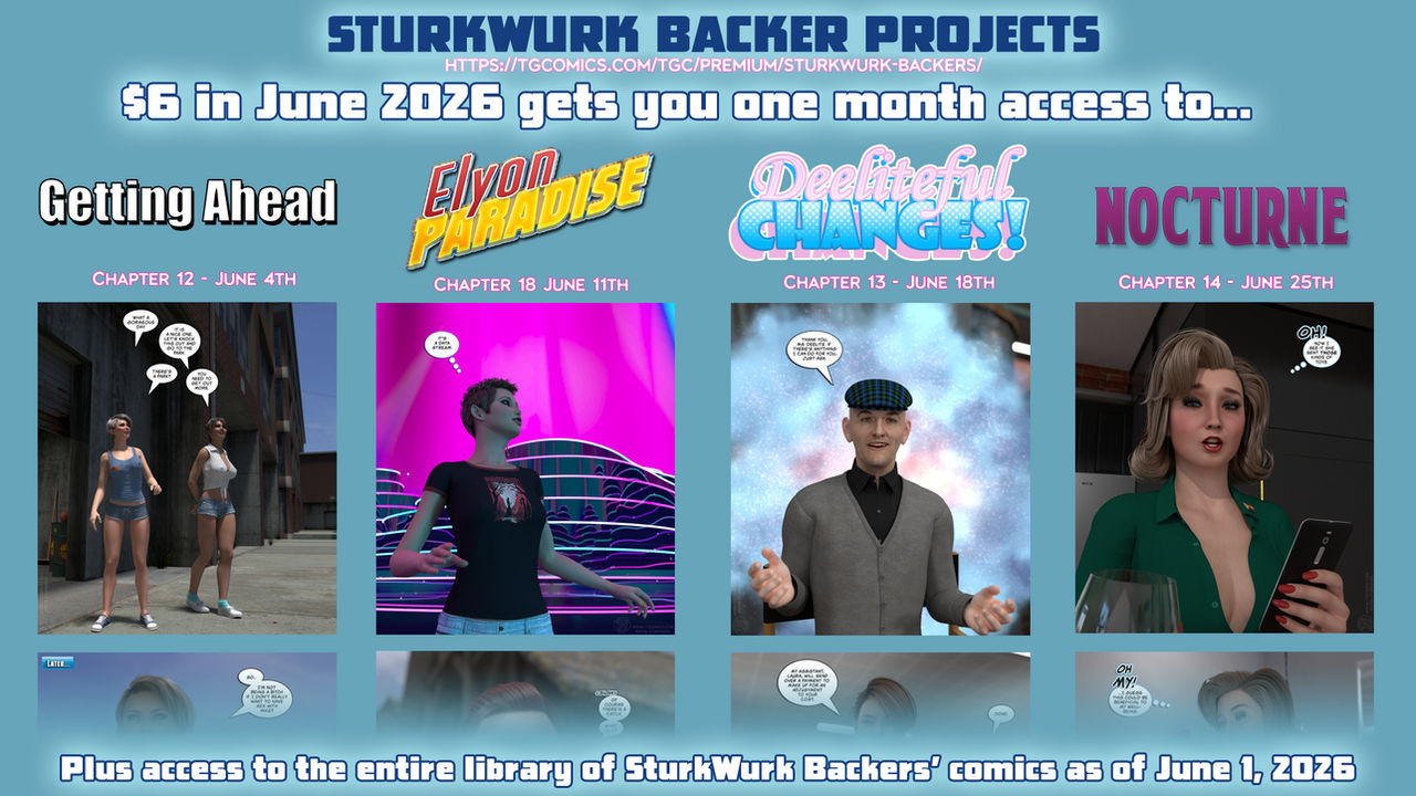 Sturkwurk Backers June 2026 lineup