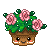 pot of roses - FREE AVATAR by supperfrogg