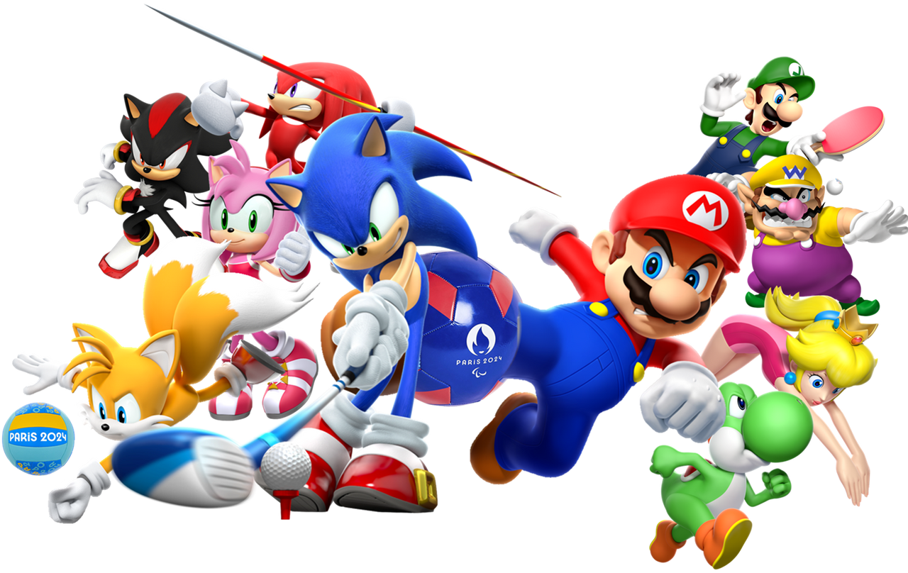 Mario Sonic At The Paris 2025 Olympic Games by LuigiBonamigo on DeviantArt