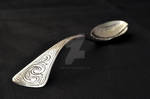 Hand Engraved Baby Spoon by hephaestus56