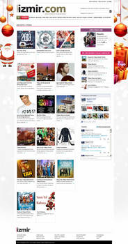 Magazinizmir.com New Year Concept Page