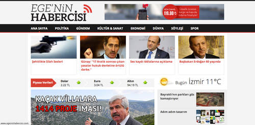 Ege'nin Habercisi Web Sitesi