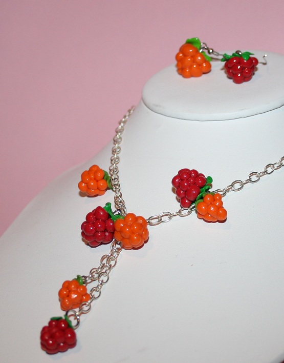 cloudberry and raspberry