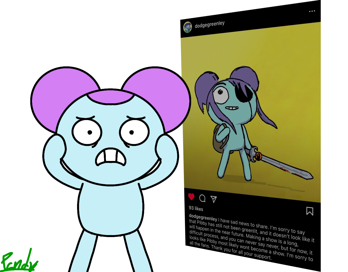 Pibby: is this the end by PandyTheGreenPanda on DeviantArt