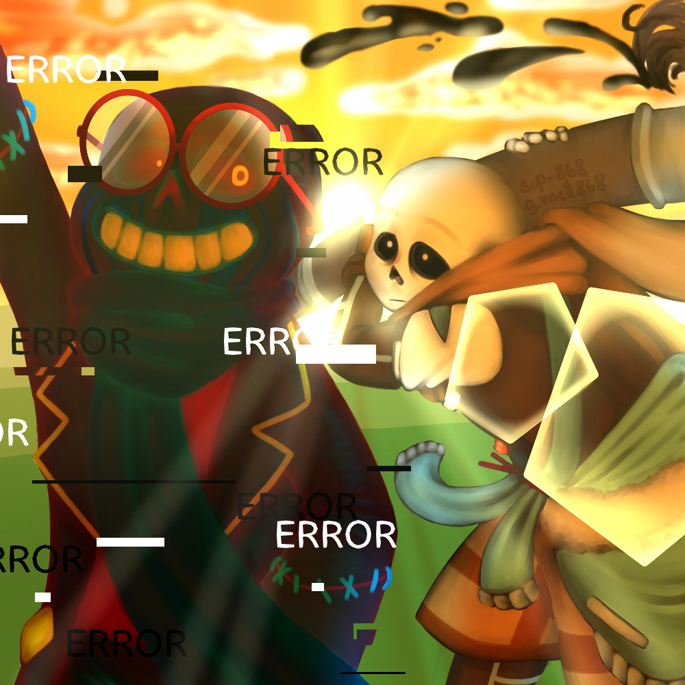 Ink VS Error by LemonMaster7w7 on DeviantArt