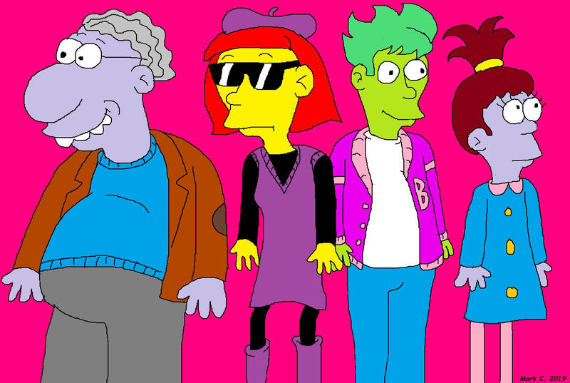 Simpsons Style Doug Characters 2 by markthepencilguy on DeviantArt