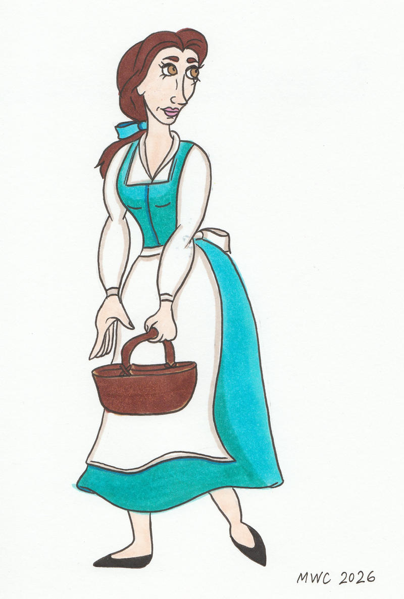 Belle (Blue Dress) by markthepencilguy on DeviantArt Belle (Blue Dress) by markthepencilguy on DeviantArt