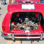 Red VW Karman Ghia 1