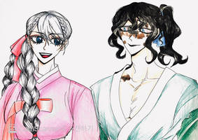 Joseon!Demon Slayer AU: Jang Siblings