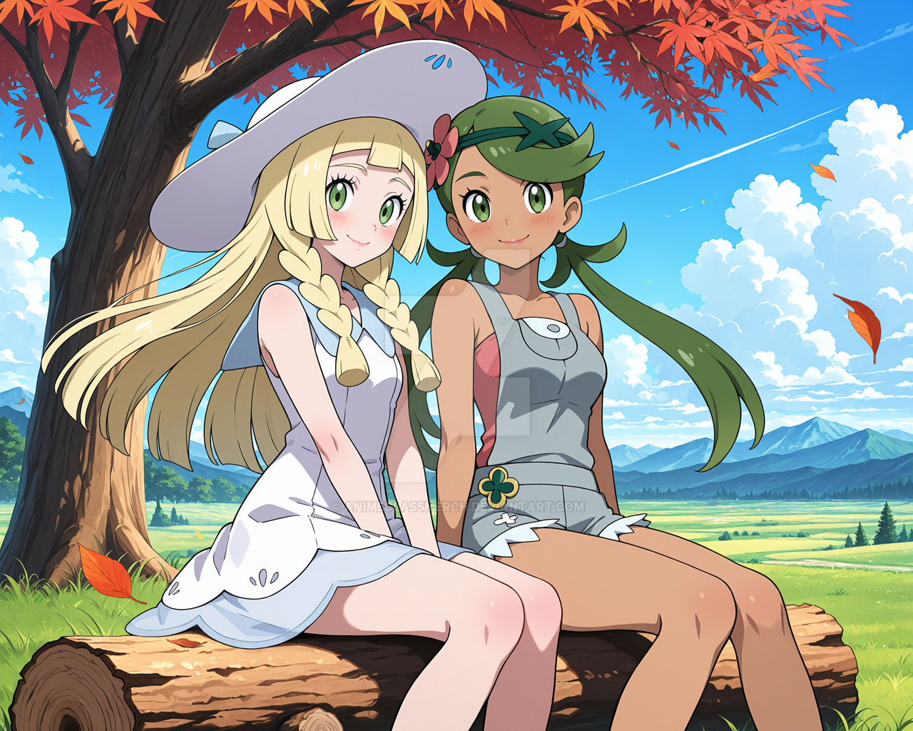 Lillie And Mallow Pokemon By AnimeClassMerch On DeviantArt lillie-and-mallow-pokemon-by-animeclassmerch-on-deviantart
