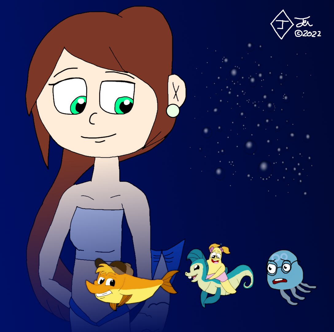 Help I'm a Fish! - Mermay 2022 by J3d1d1ah97 on DeviantArt