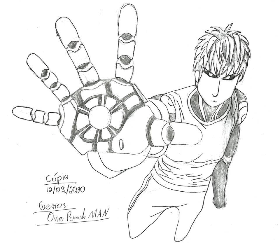 Genos from One Punch Man by arekisuDESU on DeviantArt