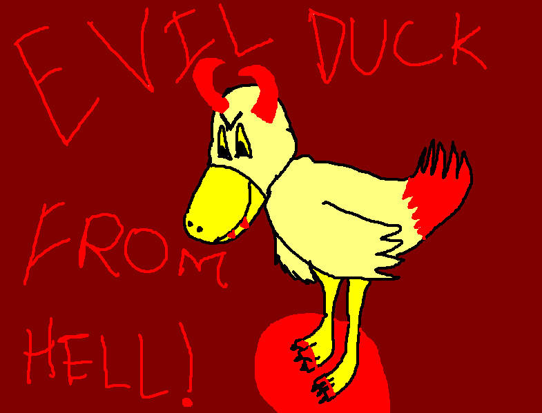evil duck attack! by natnoocheesemad on DeviantArt