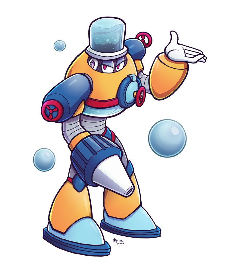 AquaWoman - Megaman Genderswap Collab