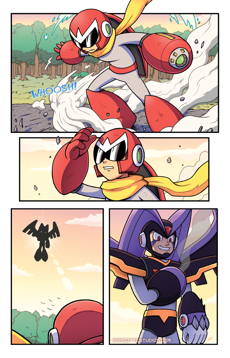 Protoman Comic Sample Page 1