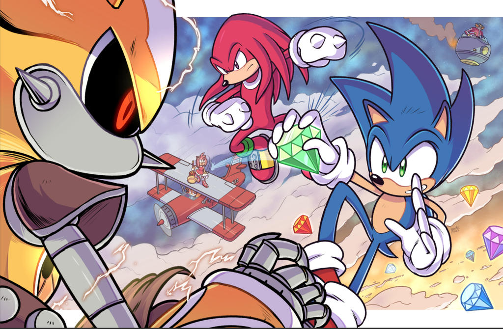 Team Super Sonic vs Neo Metal Sonic by RicoMeezy on DeviantArt
