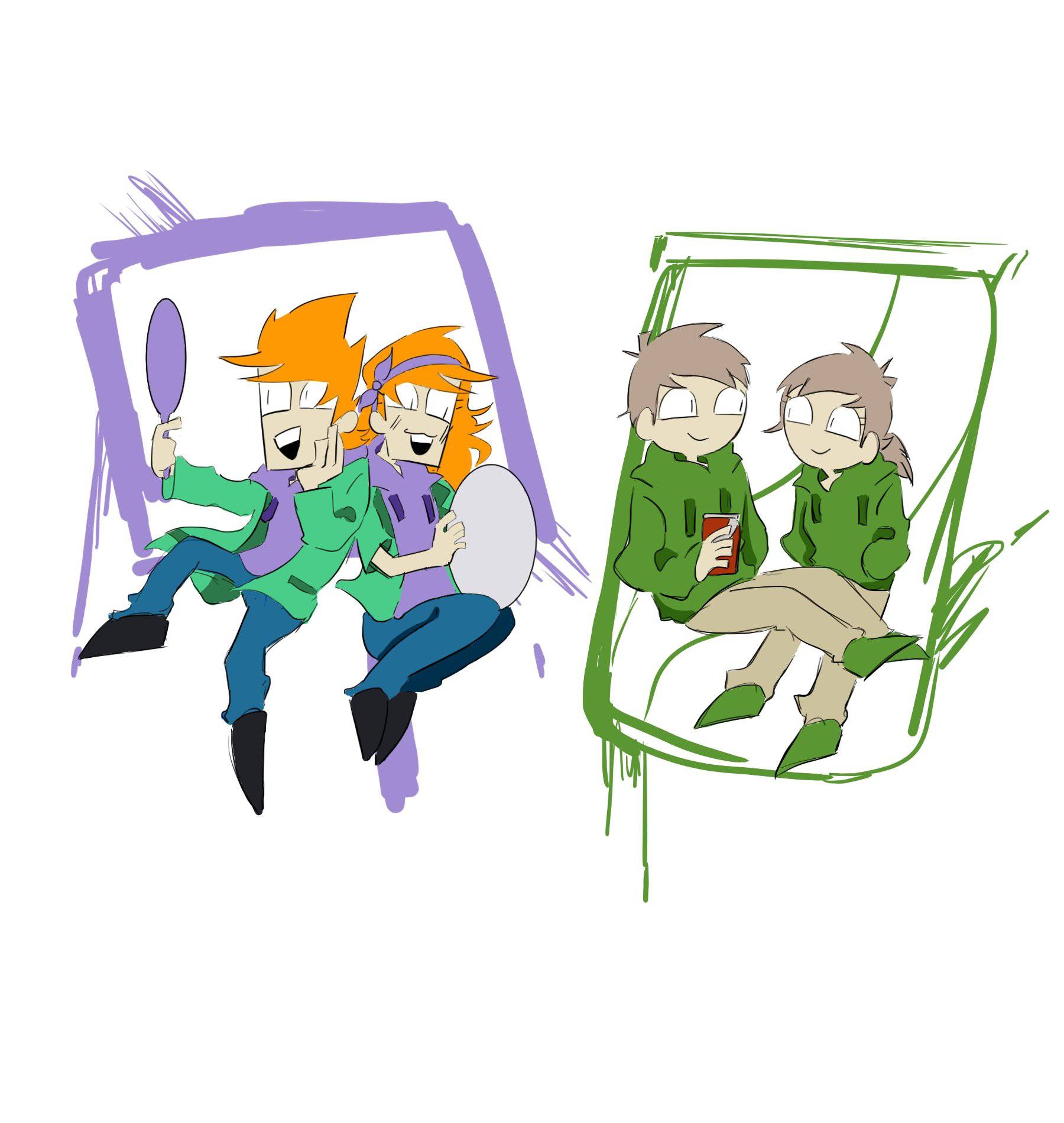 Matilda and Matt?  Matt eddsworld, Character design, Eddsworld comics